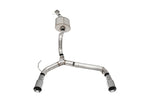 Corsa 21-25 Ford Bronco 2.7L 2-Door 2.75in Cat-Back Dual Rear Exhaust w/4in Straight-Cut Polish Tips