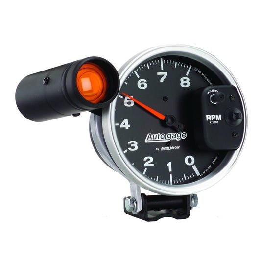 Autometer 5 inch 8000 RPM Monster Shift Lite Pedestal Tachometer AutoMeter Uncategorized