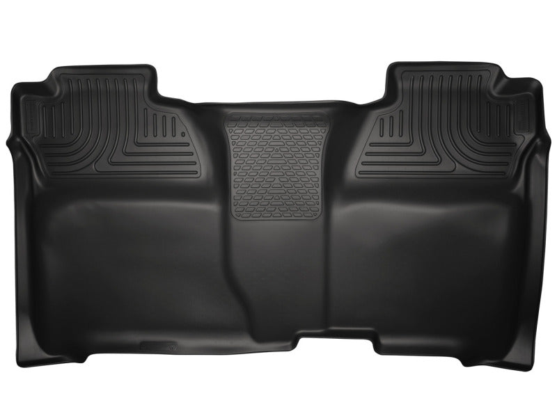 Husky Liners 14 Chevrolet Silverado 1500/GMC Sierra 1500 WeatherBeater Black 2nd Seat Floor Liners