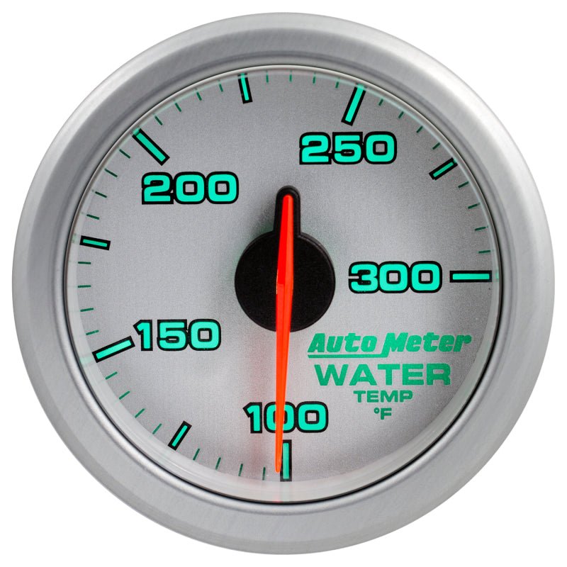 Autometer Airdrive 2-1/6in Water Temperature Gauge 100-300 Degrees F - Silver AutoMeter Gauges