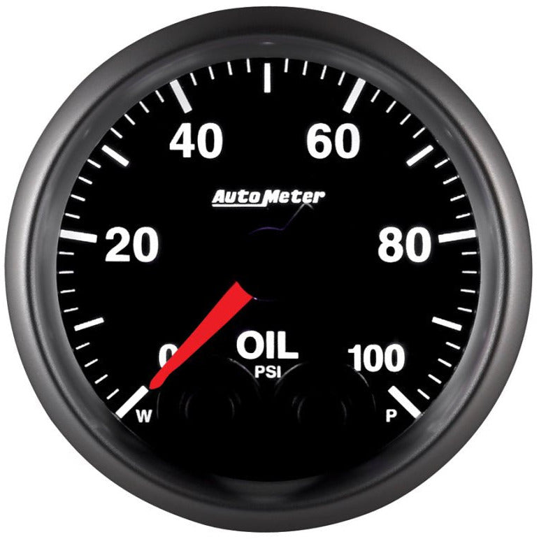 Autometer Elite 52mm Oil Pressure Peak and Warn Gauge w/ Electonic Control AutoMeter Gauges