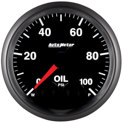 Autometer Elite 52mm Oil Pressure Peak and Warn Gauge w/ Electonic Control AutoMeter Gauges