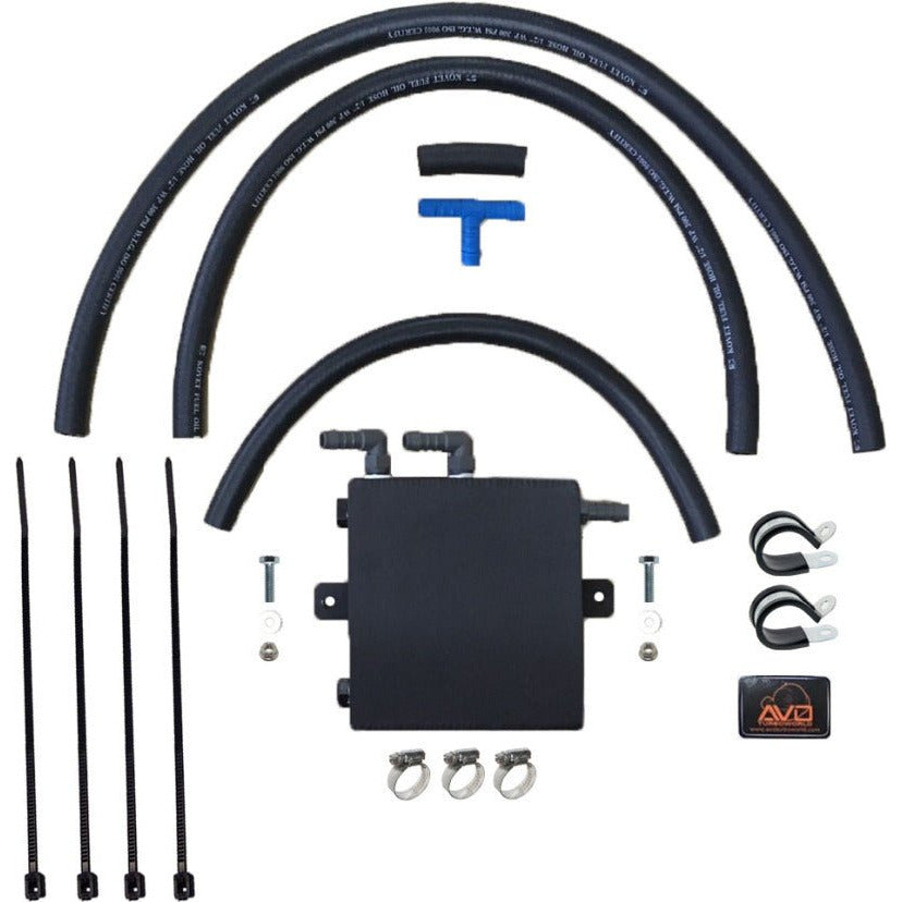 AVO 2013+ Subaru BRZ / 2016+ Toyota 86 Short Oil Breather Tank Kit AVO Oil Catch Cans