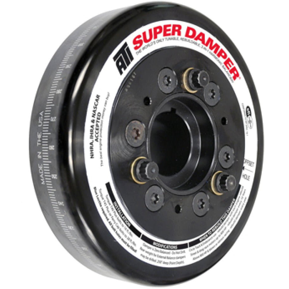 ATI Damper - 7.074in - Steel - Olds V8 267-455 - Ext Bal - 3 Ring ATI Crankshaft Dampers
