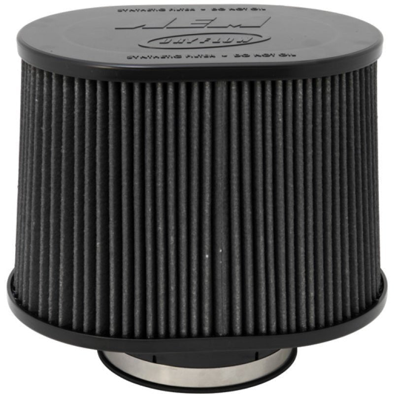 AEM Dryflow 5in. X 8in. Oval Straight Air Filter AEM Induction Air Filters - Universal Fit