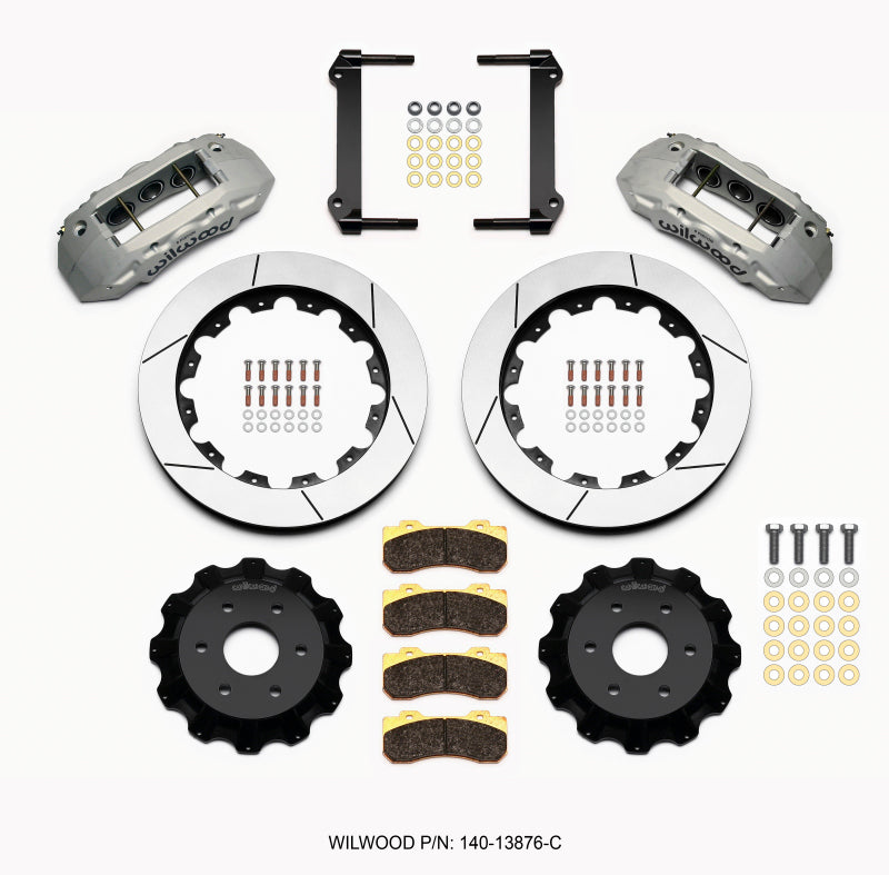 Wilwood TX6R Front Kit 16.00in Clear Ano 1999-2014 GM Truck/SUV 1500