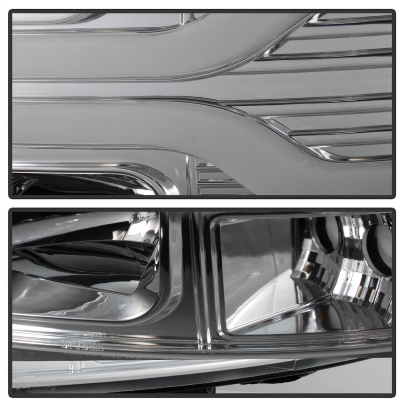 Spyder Chevy Silverado 1500 07-13 Version 3 Projector Headlights - Chrome PRO-YD-CS07V3-LBDRL-C