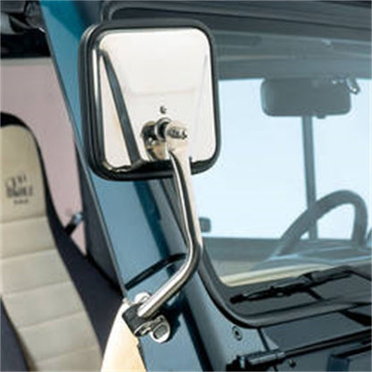 Rugged Ridge 97-06 Jeep Wrangler TJ Black CJ-Style Side Mirror Kit Rugged Ridge Exterior Trim