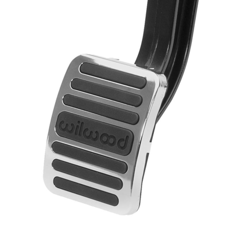 Wilwood Brake Pedal Cover And Trim Plate Kit - Black Rubber/Stainless Wilwood Pedal Covers