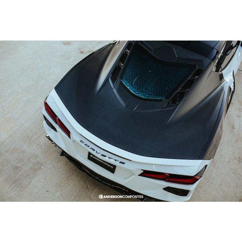 Anderson Composites 20-21 Chevrolet Corvette C8 Dry Carbon Decklid Anderson Composites Trunks