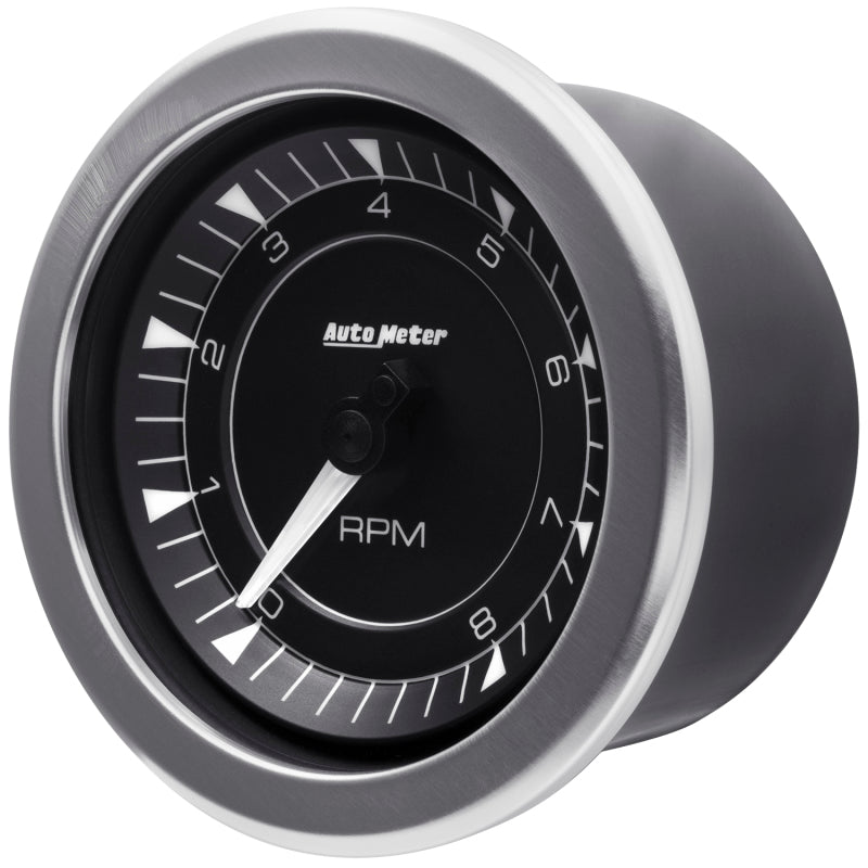 Autometer Chrono 3-3/8in 10k RPM In Dash Tachometer Gauge AutoMeter Gauges
