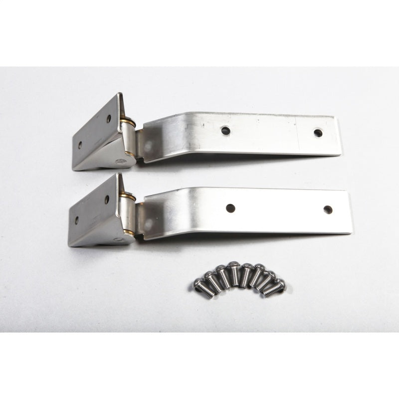 Rugged Ridge 87-95 Jeep Wrangler YJ Stainless Steel Tailgate Hinges Rugged Ridge Tailgate Accessories