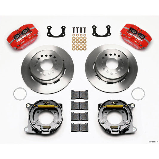 Wilwood Dynapro Dust-Boot P/S Park Brake Kit Red New Big Ford 2.50in Offset Wilwood Big Brake Kits