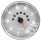 Autometer Spek-Pro Gauge Tachometer 5in 8K Rpm W/Shift Light & Peak Mem Silver/Chrome AutoMeter Gauges