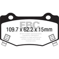 EBC 14+ Chevrolet Corvette Stingray (C7) 6.2 Bluestuff Rear Brake Pads EBC Brake Pads - Racing