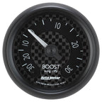 Autometer GT Series 52mm Mechanical 30 In Hg/30 psi Vacuum/Boost Gauge AutoMeter Gauges