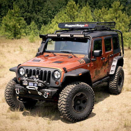 Rugged Ridge Hurricane Flat Fender Flare Kit 07-18 Jeep Wrangler Rugged Ridge Fender Flares