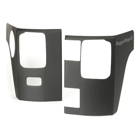 Rugged Ridge Rear Corner Kit Body Armor 2-Door 7-18 Jeep Wrangler Rugged Ridge Body Armor & Rock Rails