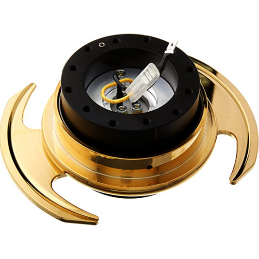 NRG Corvette Hub Adapter & Gold Quick Release 2.0 Package