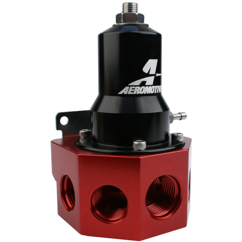 Aeromotive Regulator - 30-120 PSI - .500 Valve - 4x AN-08 and AN-10 inlets / AN-10 Bypass Aeromotive Fuel Pressure Regulators