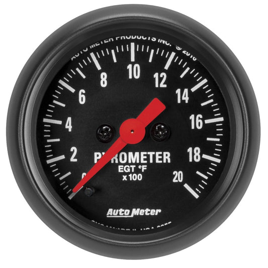 Autometer Z Series 52mm 2000 Degree Pyrometer (EGT) Gauge AutoMeter Gauges