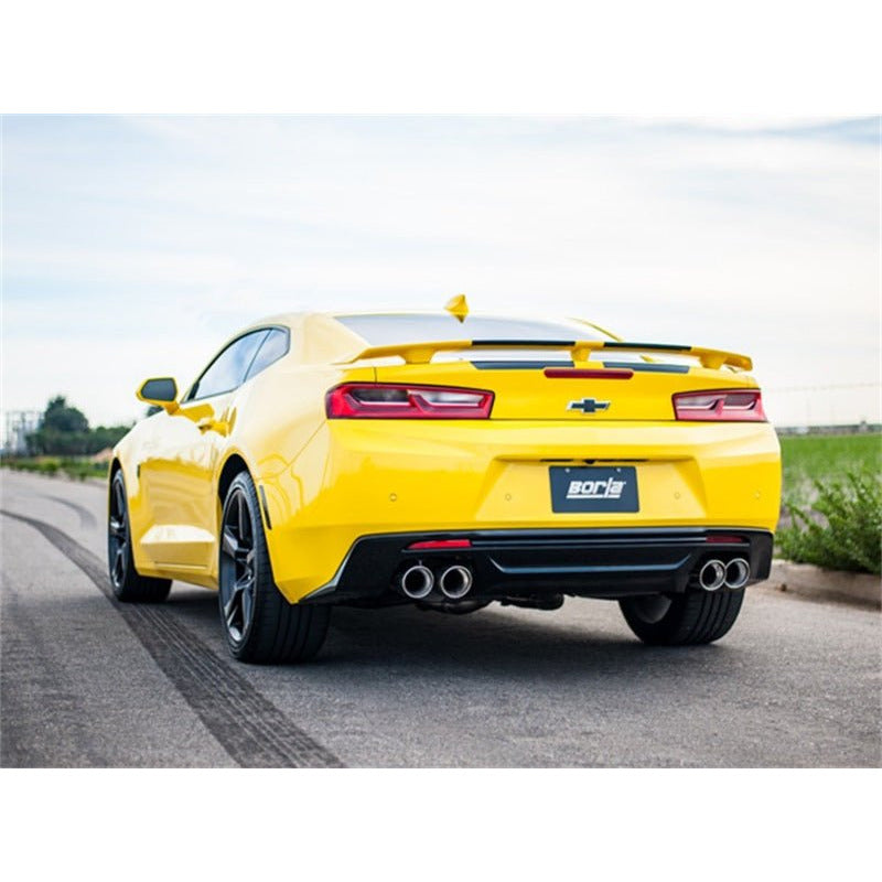 Borla 16 Chevy Camaro SS 6.2L w/ Dual NPP S-Type Quad RD RL Tips Dual Exit Rear Section Exhaust Borla Axle Back