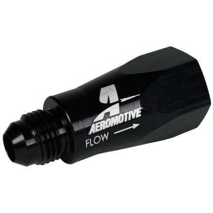 Aeromotive In-Line Full Flow Check Valve (Male -6 AN Inlet / Female -6 AN Outlet) Aeromotive Valves