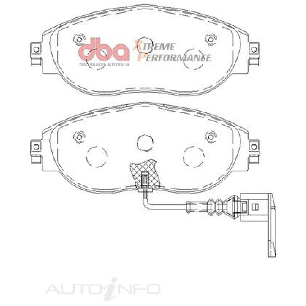 DBA 13-21 Volkswagen Golf R (MK7) XP Performance Front Brake Pads DBA Brake Pads - Performance