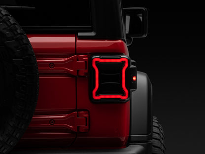 Raxiom 18-22 Jeep Wrangler JL LED Tail Lights- Black Housing (Smoked Lens)