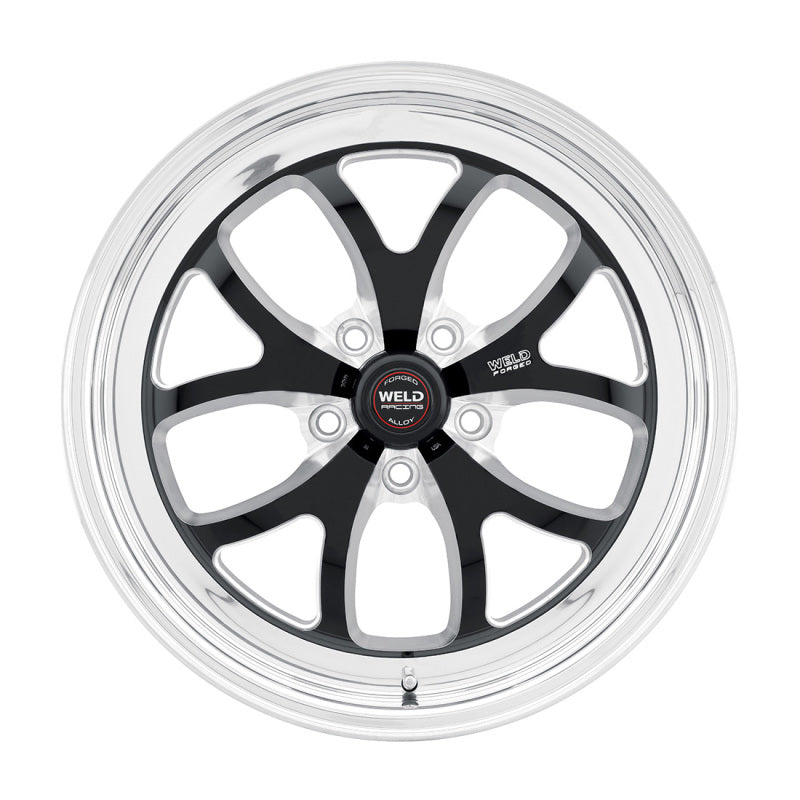 Weld S76 17x10 / 5x120mm BP / 7.2in. BS Black Wheel (High Pad) - Non-Beadlock Weld Wheels - Forged