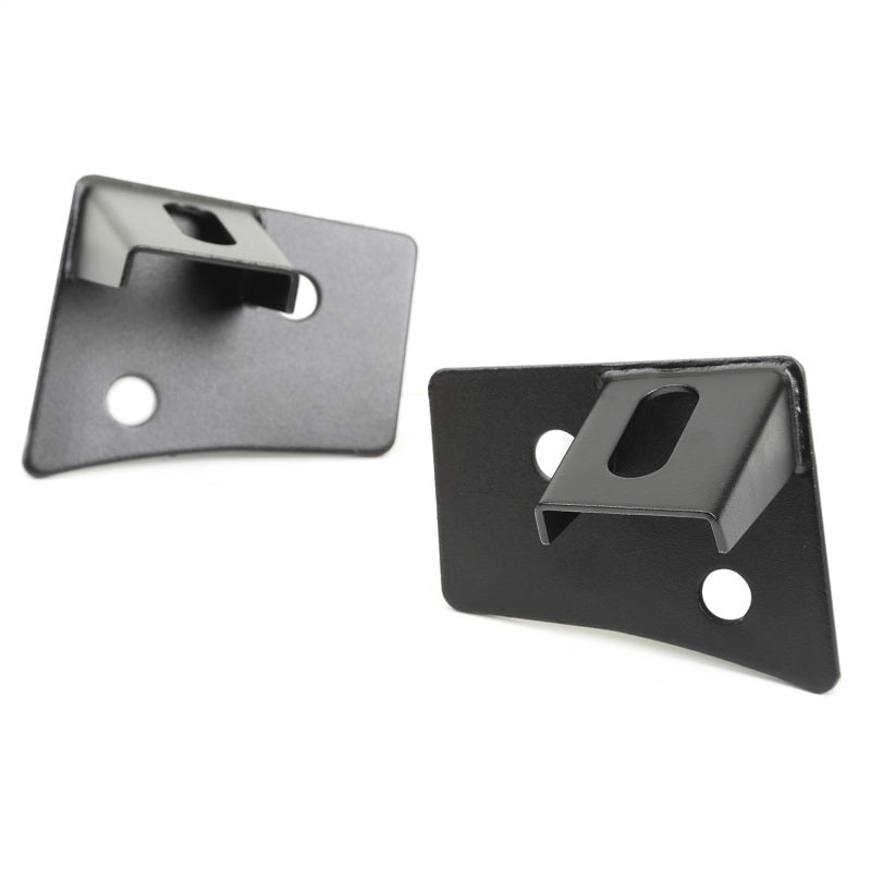 Rugged Ridge 07-18 Jeep Wrangler JK Textured Black Windshield Aux. Light Mounting Brackets Rugged Ridge Brackets