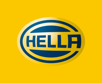 Hella Rallye 4000 Compact Black Driving Lamp w/o Bulb and w/o Stone Shield