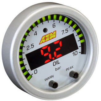 AEM X-Series 0-150 Oil Pressure Gauge Kit AEM Gauges