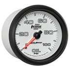 Autometer Phantom II 2-5/8in 100 PSI Mechanical Oil Pressure Gauge AutoMeter Gauges