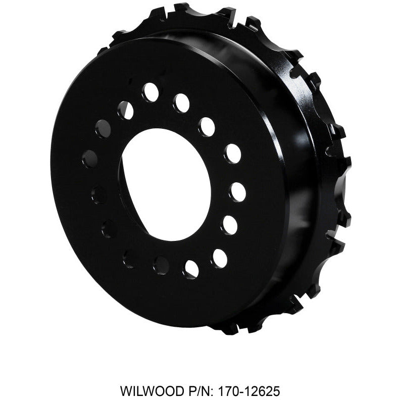 Wilwood Hat-Dynamic Park Brake 1.95in Offset Multi-5 Lug - 12 on 8.75in Wilwood Brake Rotors - 2 Piece