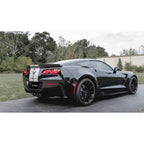 Corsa 2014-2019 Chevrolet Corvette C7 Z06 6.2L 2.75in Xtreme Axle-Back w/ Dual NPP & Quad Black Tips CORSA Performance Axle Back