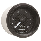 Autometer GT Series 52mm Full Sweep Electronic 8-18 Volts Voltmeter AutoMeter Gauges