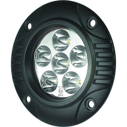 Hella Value Fit 90mm 6 LED Light - FLSH Off Road Spot Light Hella Light Bars & Cubes