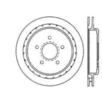 StopTech Power Slot 97-10 Chevrolet Corvette Rear Right Drilled Rotors Stoptech Brake Rotors - Drilled