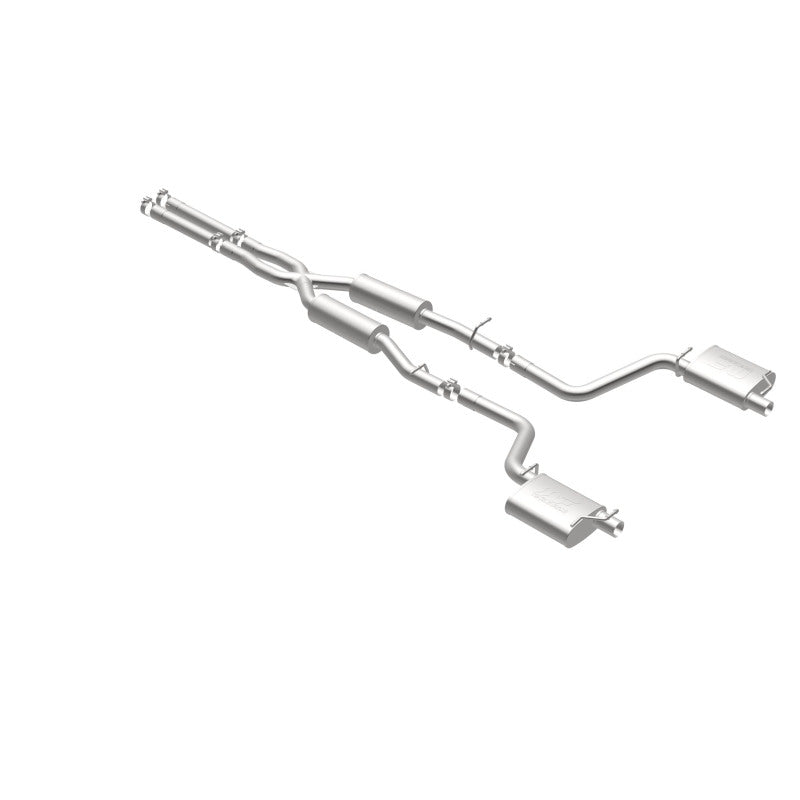 MagnaFlow Cat-Back SS 2.5in Dual Split Rear Exit (OEM Tips) 15-16 Dodge/Chrysler Charger/300 5.7L V8