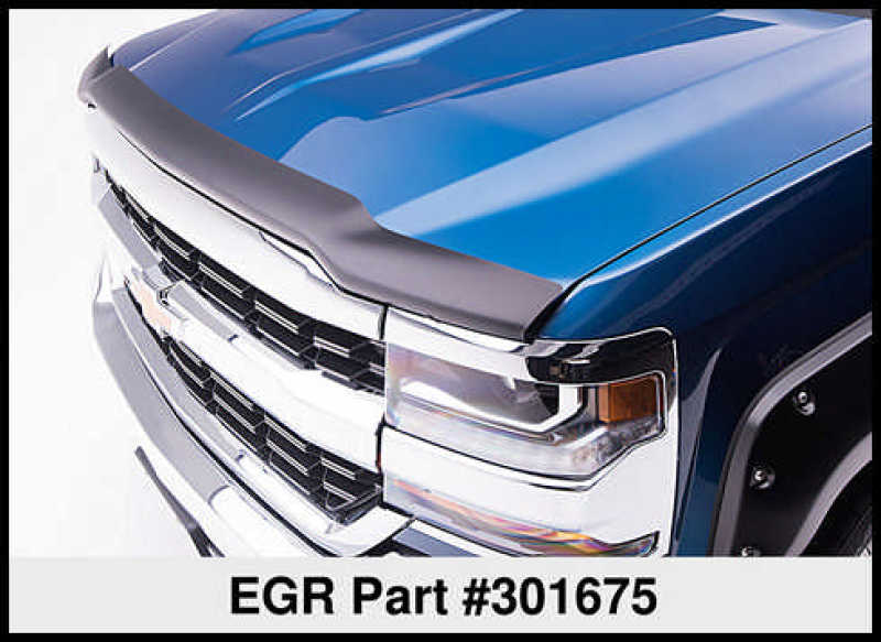 EGR 16+ Chev Silverado LD Superguard Hood Shield - Matte