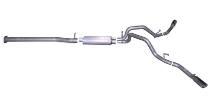 Gibson 08-09 Chevrolet Silverado 1500 LS 4.8L 2.25in Cat-Back Dual Extreme Exhaust - Aluminized