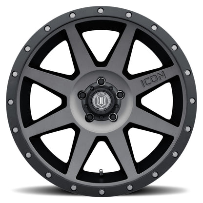 ICON Rebound 20x9 5x150 16mm Offset 5.625in BS Titanium Wheel