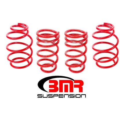 BMR 10-15 5th Gen Camaro V8 Lowering Spring Kit (Set Of 4) - Red BMR Suspension Lowering Springs