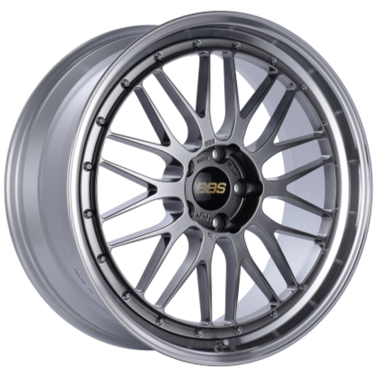 BBS LM 21x10 5x112 ET40 Diamond Black Center / Diamond Cut Lip Wheel -82mm PFS/Clip Required