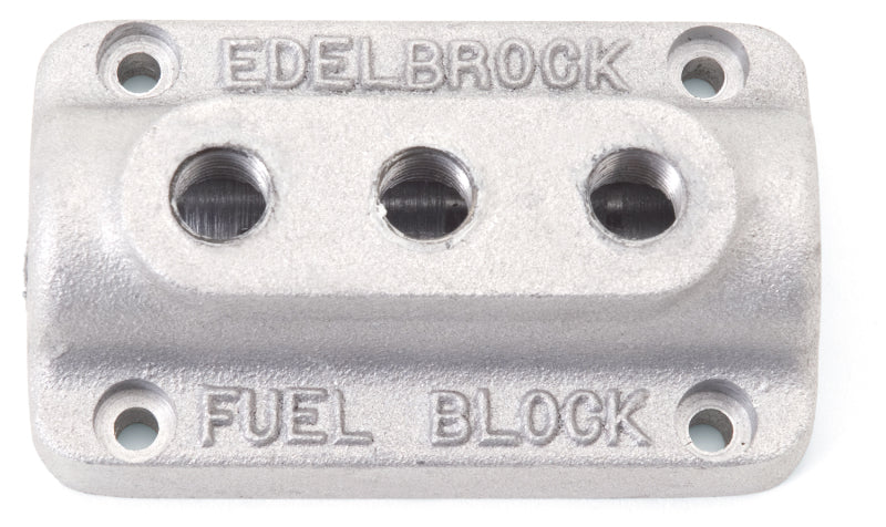 Edelbrock Fuel Block Triple As Cast