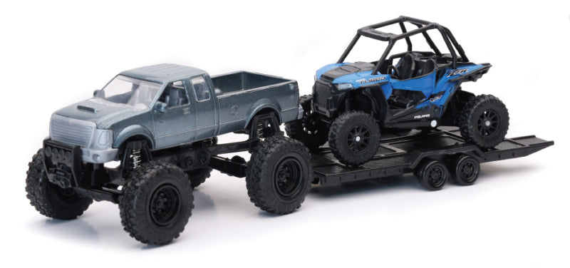 New Ray Toys Pickup Toy Hauler with Polaris RZR XP1000 EPS