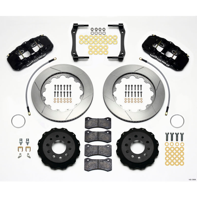 Wilwood AERO4 Rear Kit 14.25in 2014-Up Corvette C7 w/Lines Wilwood Big Brake Kits