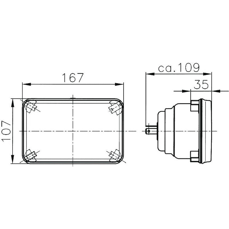 Hella Headlamp Insert Fh Gn Mgs12 1Kb Hella Driving Lights