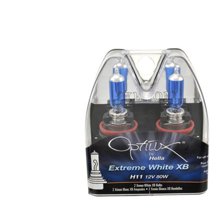 Hella Optilux XB Extreme Type H11 12V 80W Blue Bulbs - Pair Hella Bulbs